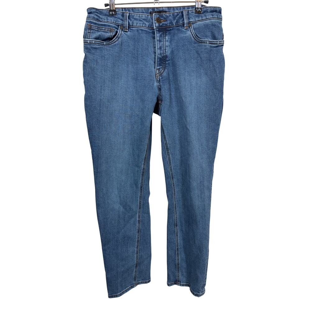 Prana Buxton Jeans Womens 8/29 Blue Mid Rise Organic Cotton Blend Stretch